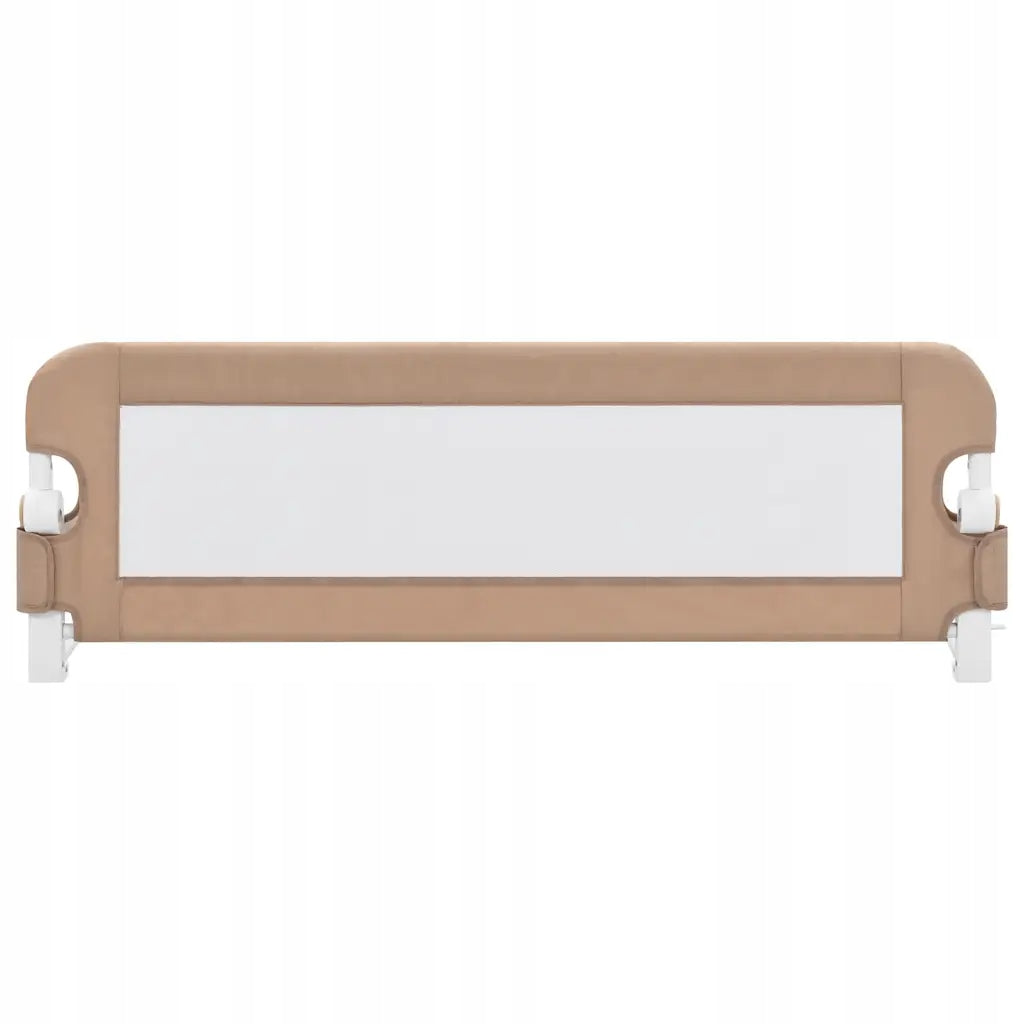 Safety barrier for children 18m-5years, 120x40,5x42cm, grey-brown Color beige