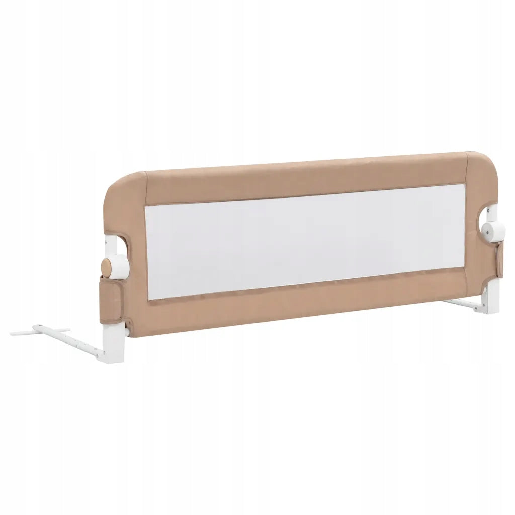 Safety barrier for children 18m-5years, 120x40,5x42cm, grey-brown