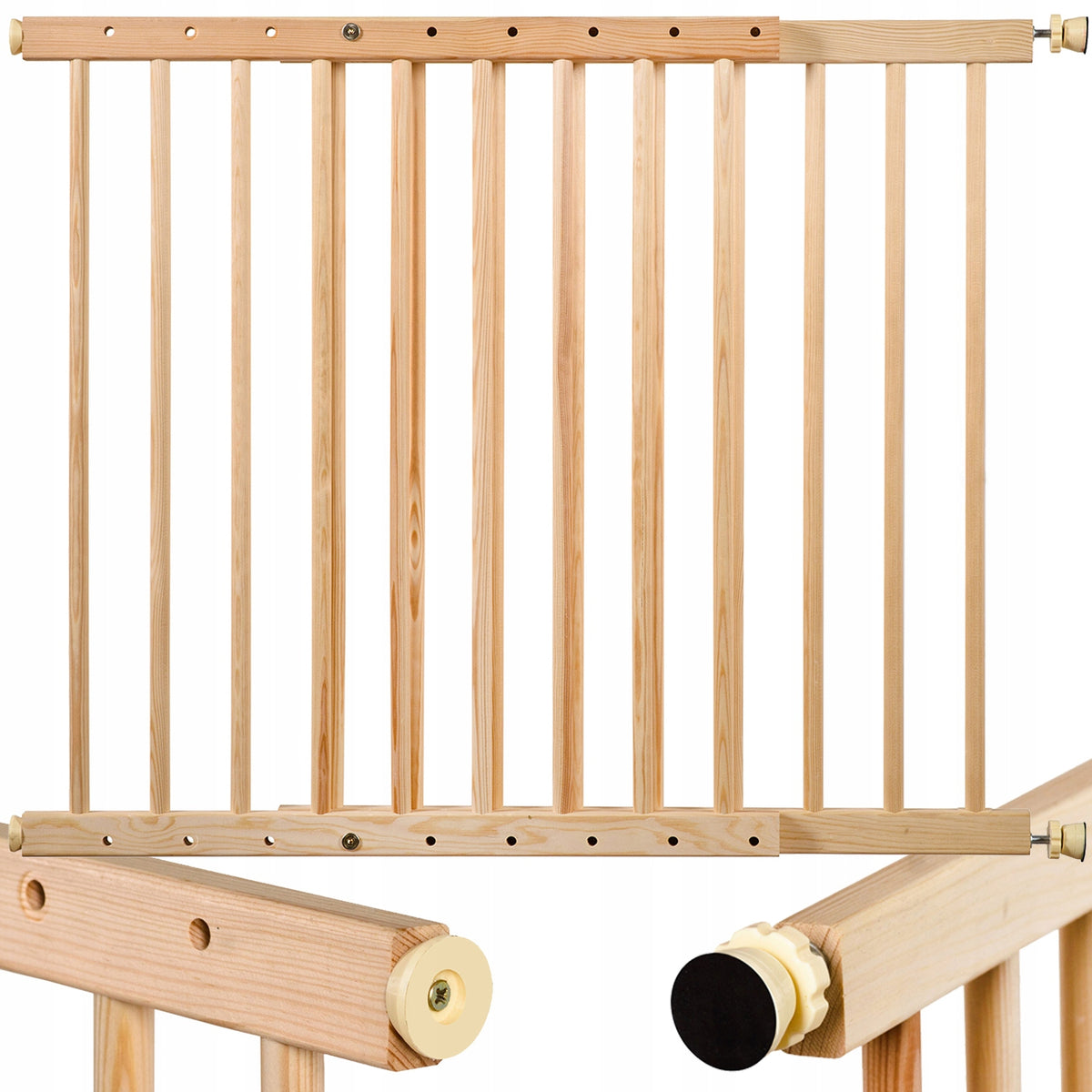 Safety barrier screwed wood Ruhhy 117 x 68 cm