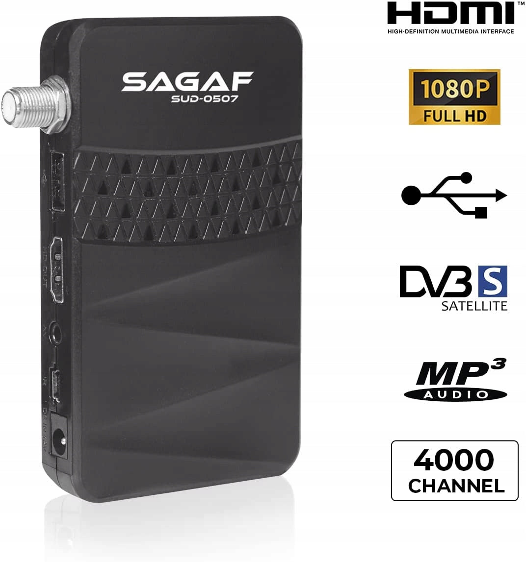 Sagaf SUD-0507 FULL HD 1080P DVB S2 + HDMI decoder tuner