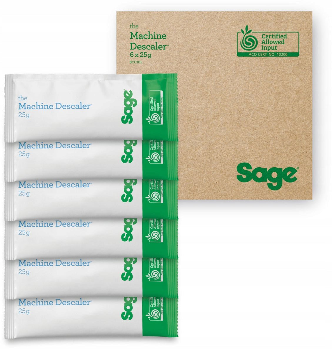 Sage Descaler powder SCC101 - 6 pieces