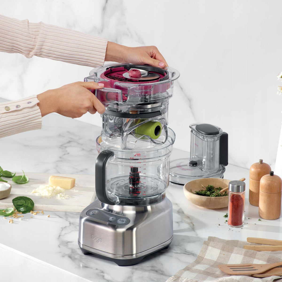Sage the Paradice 9 Food Processor Slicer 650W Manufacturer code SFP638BSS