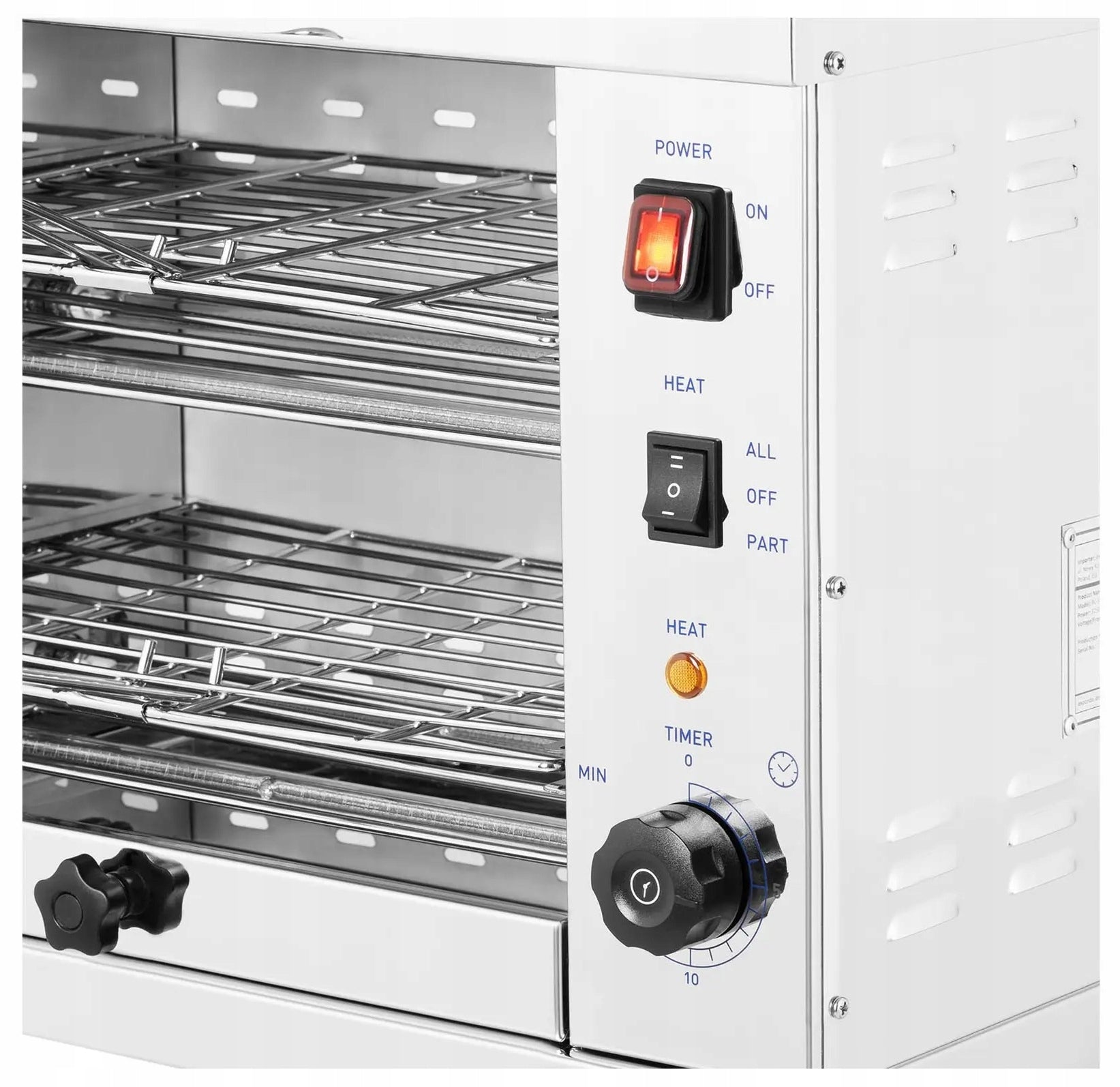 Salamander 3,200 W Royal Catering RC-SGI01 10012084 Packaging status original