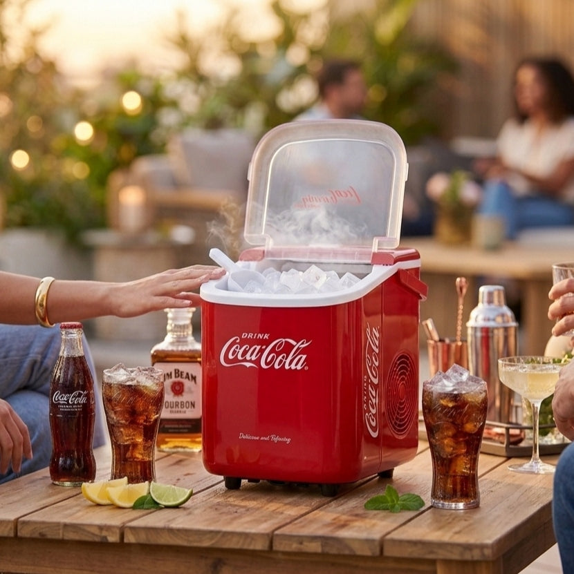 Salco CocaCola kostkarka do lodu,2 rozmiary kostek,10kg na dzień,czerwona Manufacturer code SEB-28CCR