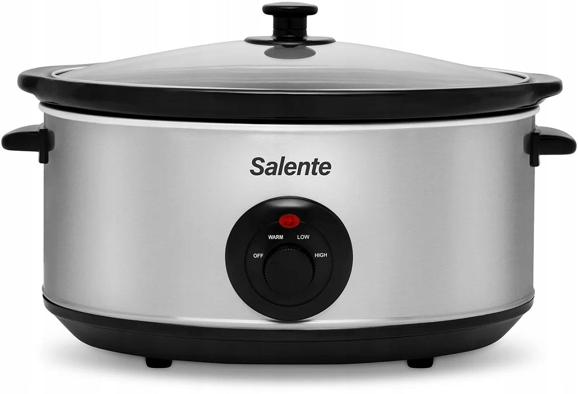 Salente HotPot, pomalý hrnec, 6,5 l, manuální ovládání, nerez