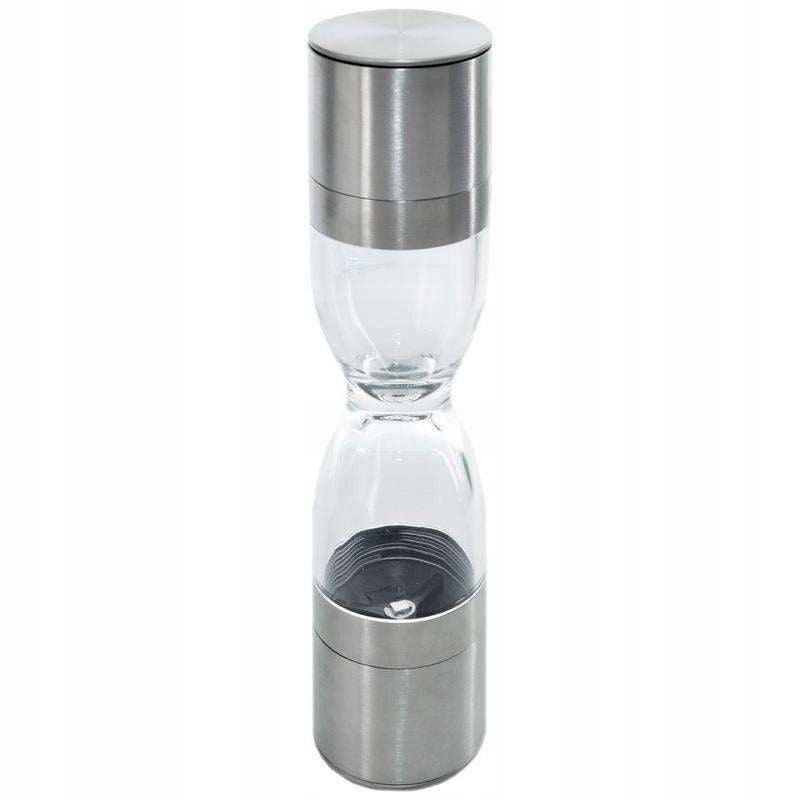 Salt and Pepper Grinder 2in1 Manual Color clear