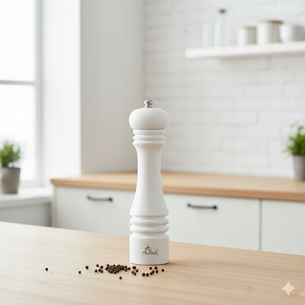 Salt pepper grinder with adjustable grinding 2pcs made in Poland. Stodesek Manufacturer code AP23ZBC