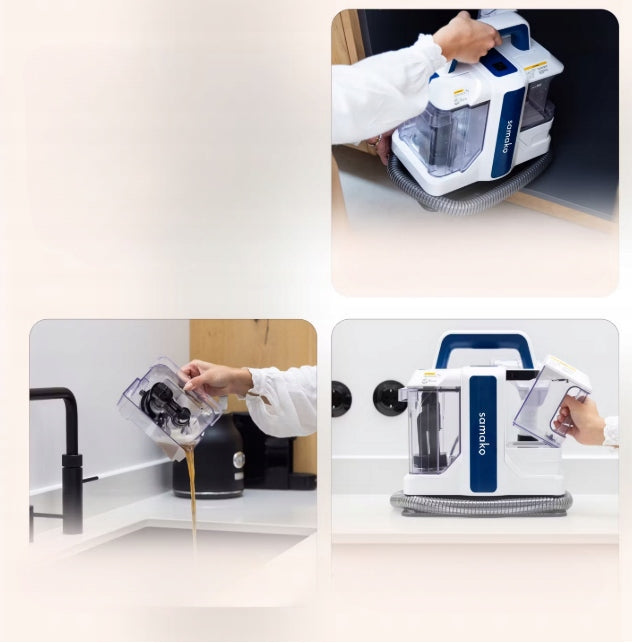 Samako PowerClean Washing Vacuum Cleaner for Car Carpet Upholstery Series PowerClean