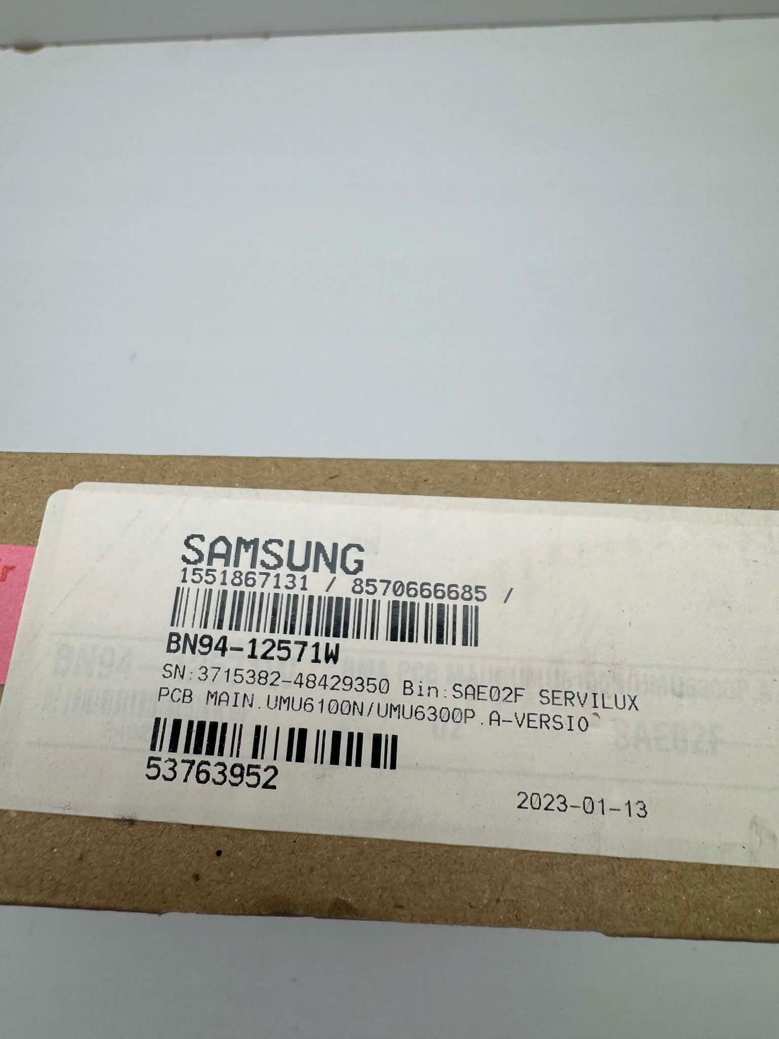 Samsung BN94-12571W Main Board Packaging status original