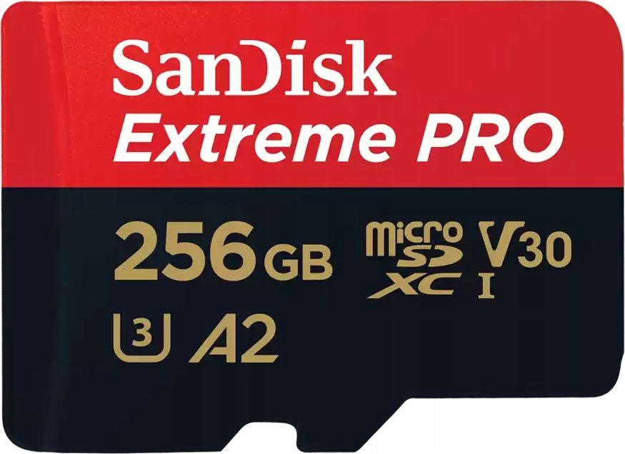 SanDisk Extreme PRO MicroSDXC Card 256 GB Class 10 UHS-I/U3 A2 V30
