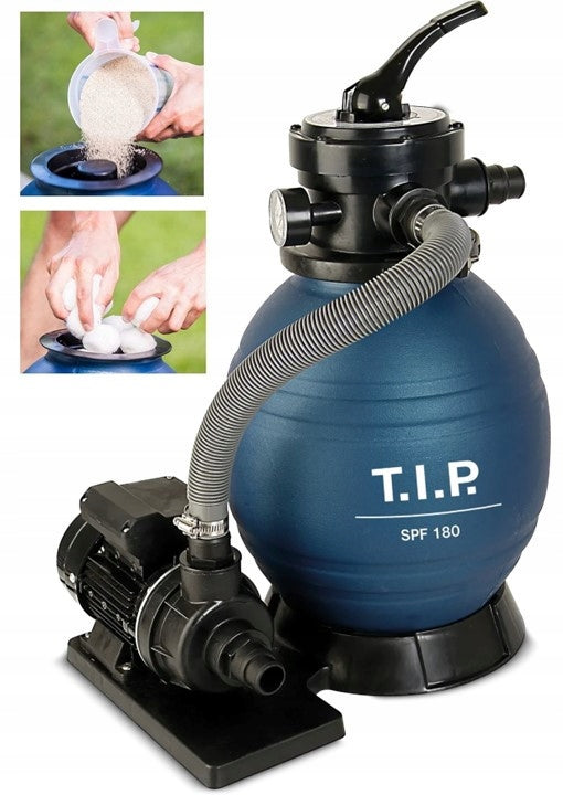 Sand Filter for Sand Pool or Balls Pool Pump 7900l/h Set