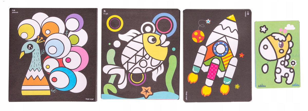 Sand Painting Set of 30 Colors 74 Pictures Brand no brand