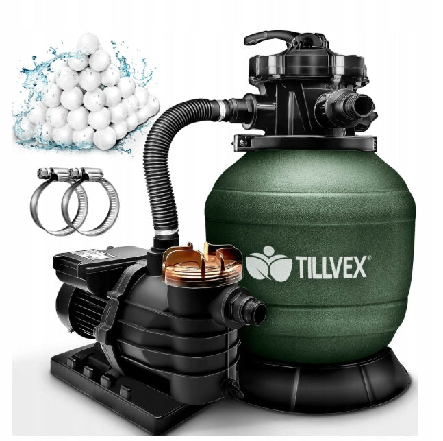 Sand filter system tillvex 13.200L/h to 40.000L