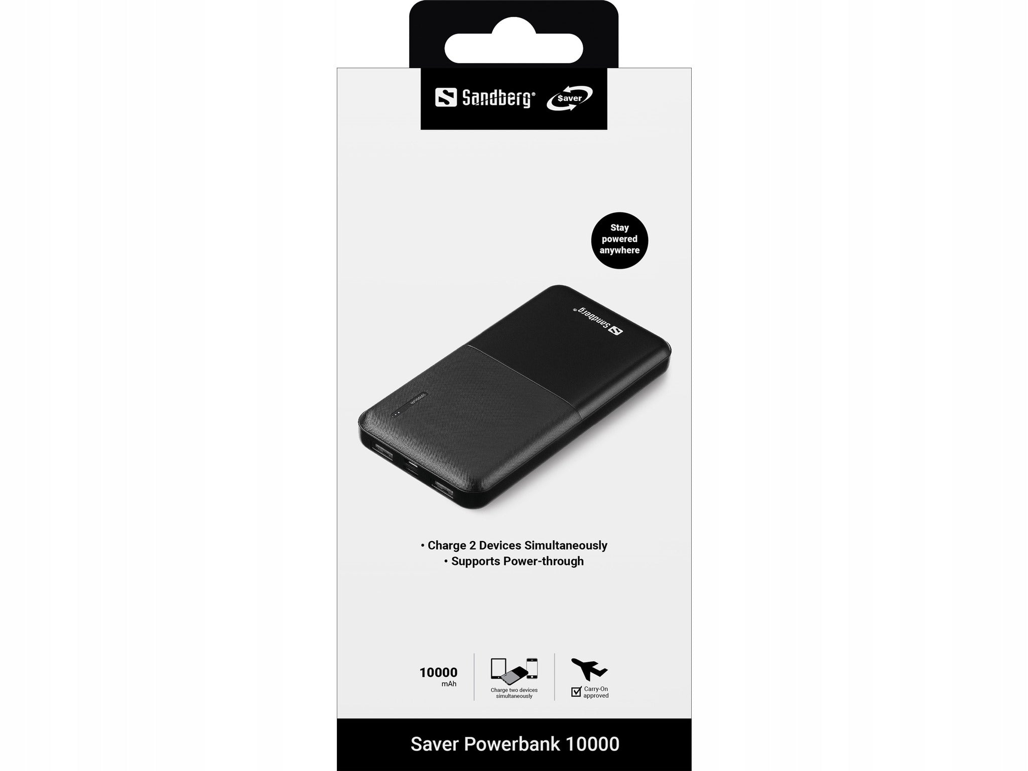 Sandberg Saver Powerbank 10,000 mAh PD 20W Packaging status original