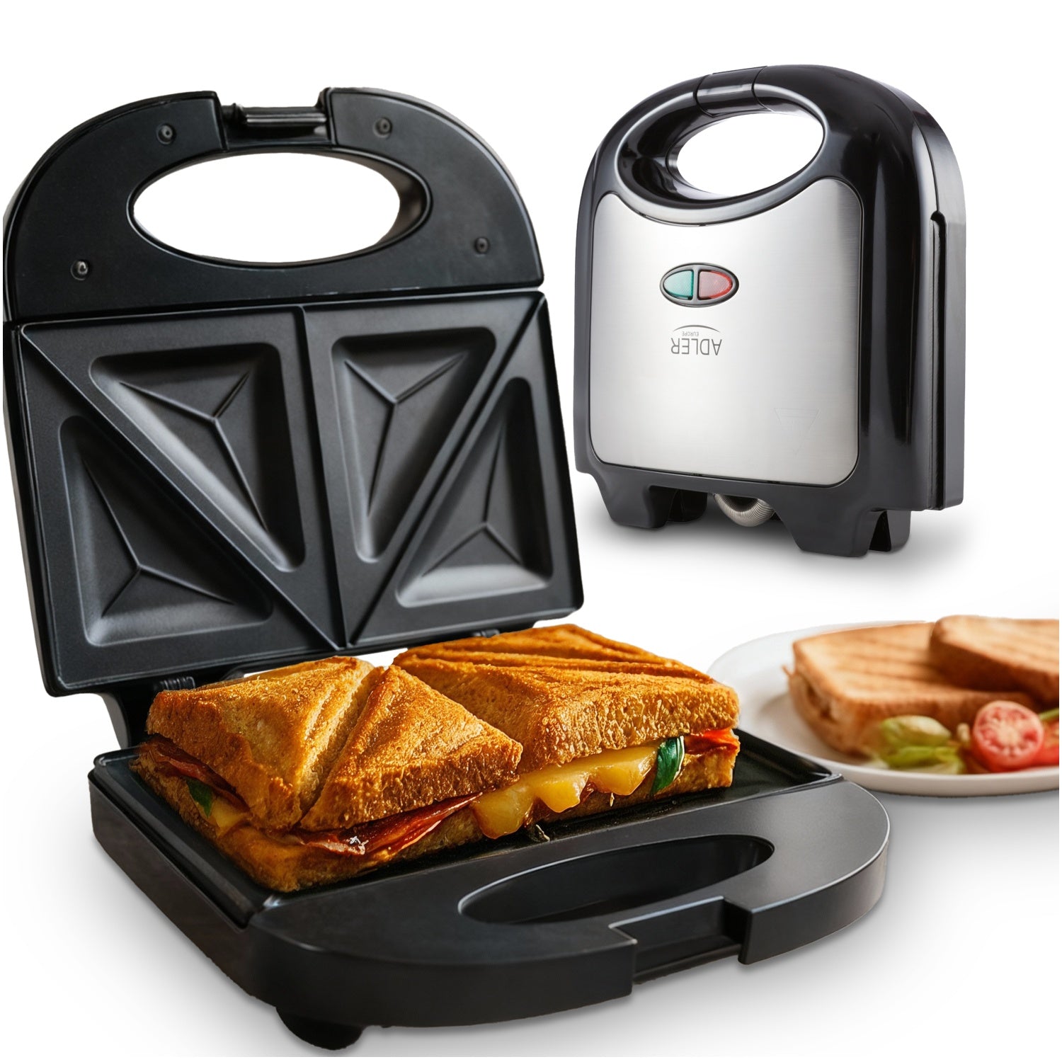 Sandwich Electric 4 Sandwiches 850W Adler AD 3015