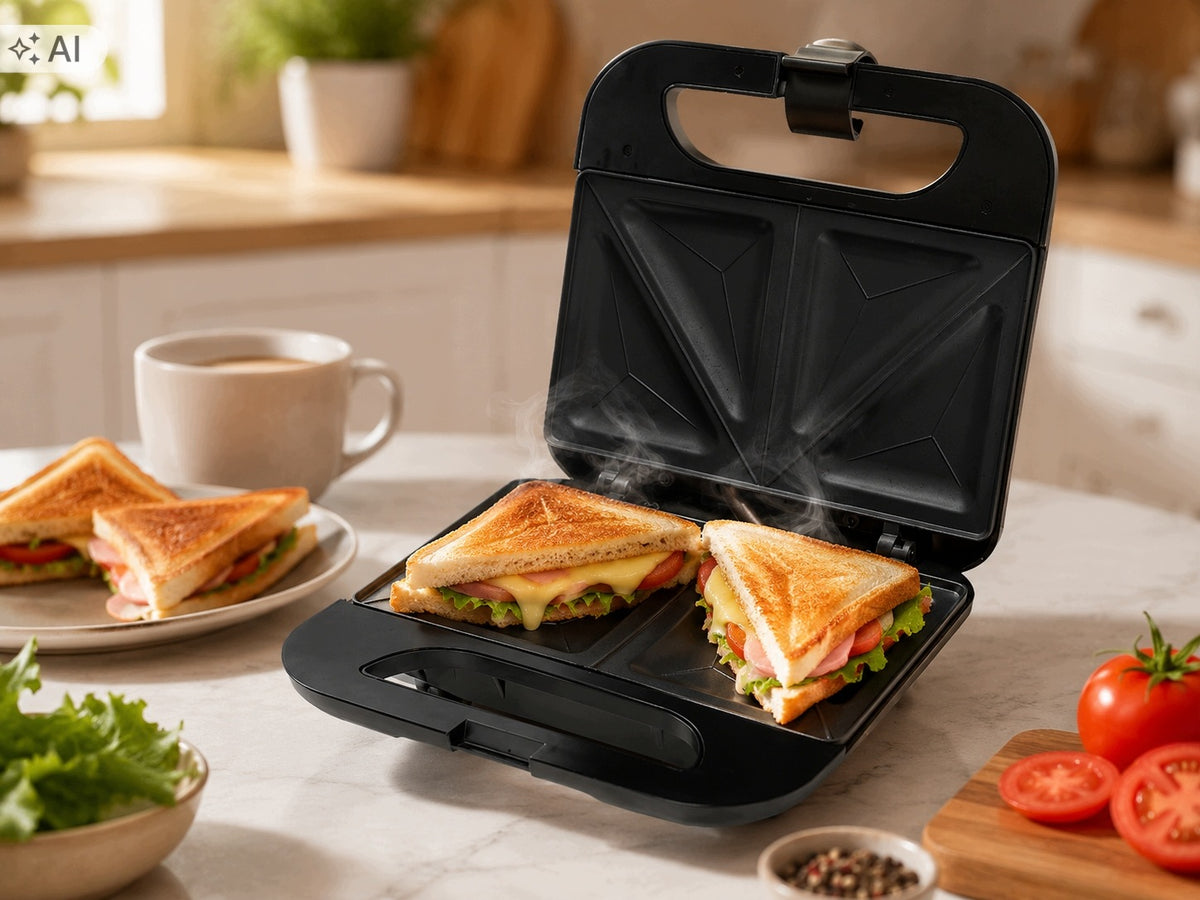 Sandwich Toaster Sandwich Electric Nonstick Coating Packaging status original
