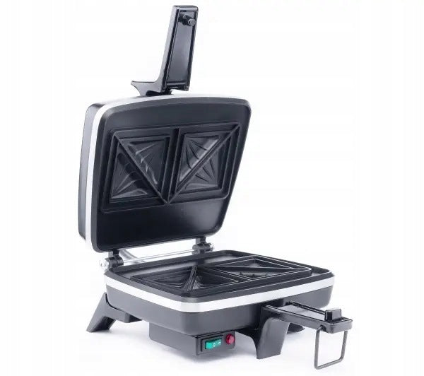 Sandwich toaster Dezal Mini Triangles 1300W Black Quick Heat Packaging status original