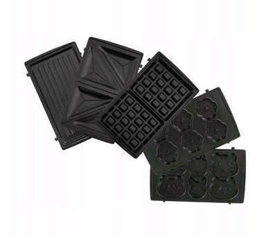 Sandwich toaster HOFFEN 5in1 Sandwich, Waffles, Grill 850W Interchangeable Tiles Manufacturer code SM-6074