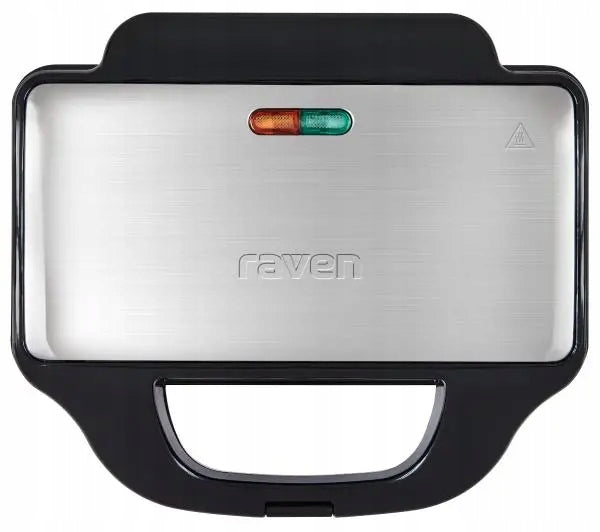 Sandwicz Waffle Iron Grill RAVEN ES006X 1200W panini sandwich waffles Power rating 1200 W
