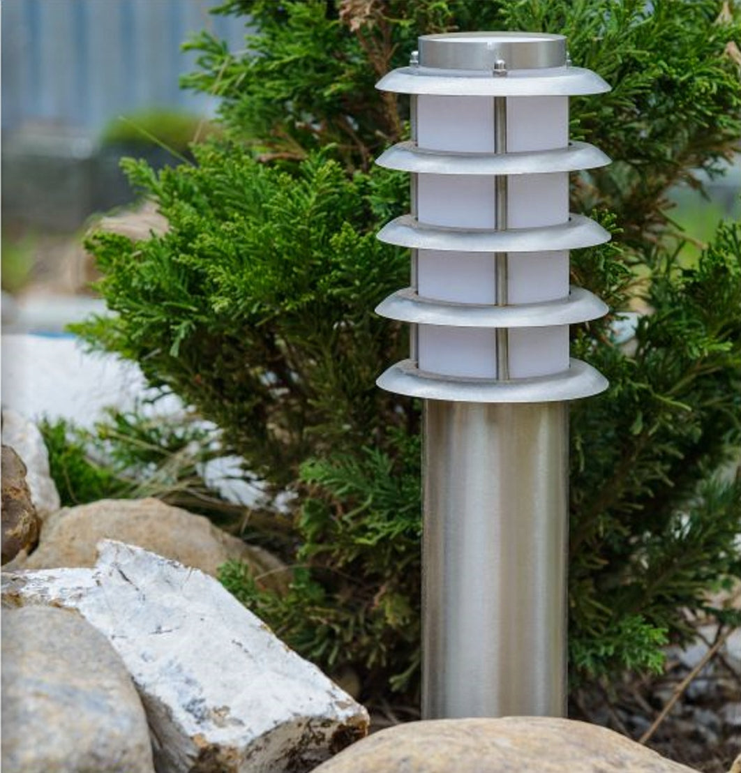 Sanico Goldlux SERENA 100 1xE27 standing garden lamp satin IP44 - 204547 Brand Polux