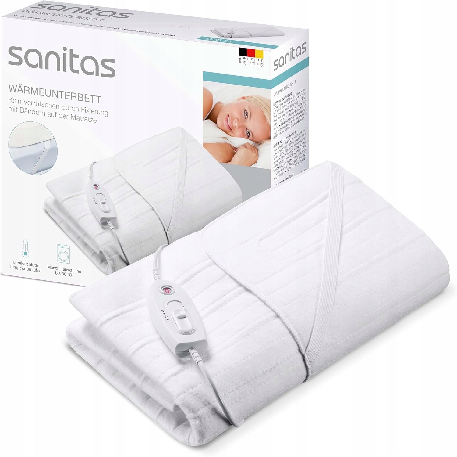 Sanitas SWB 21 Heated backing 150x80 cm soft nonwoven fabric