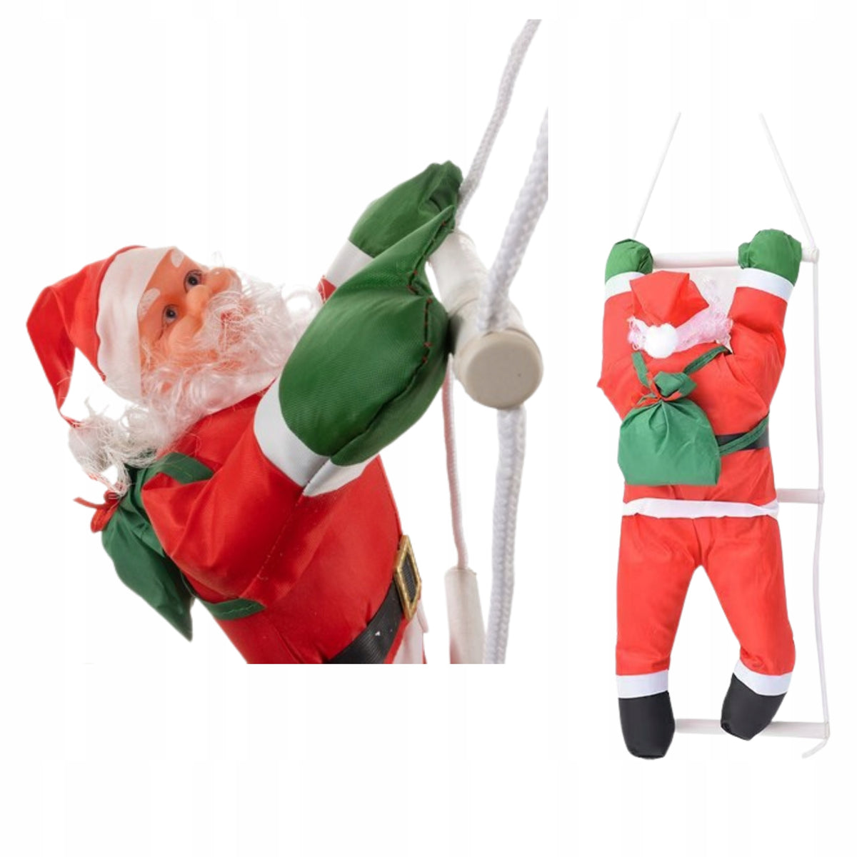 Santa Claus Climbing Ladder LARGE Decoration for Balcony / Window