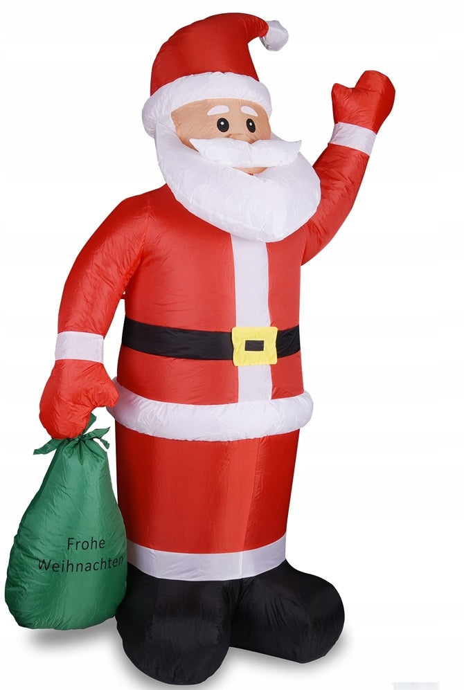 Santa Inflatable Large LED Christmas Decoration 180cm Inflatable