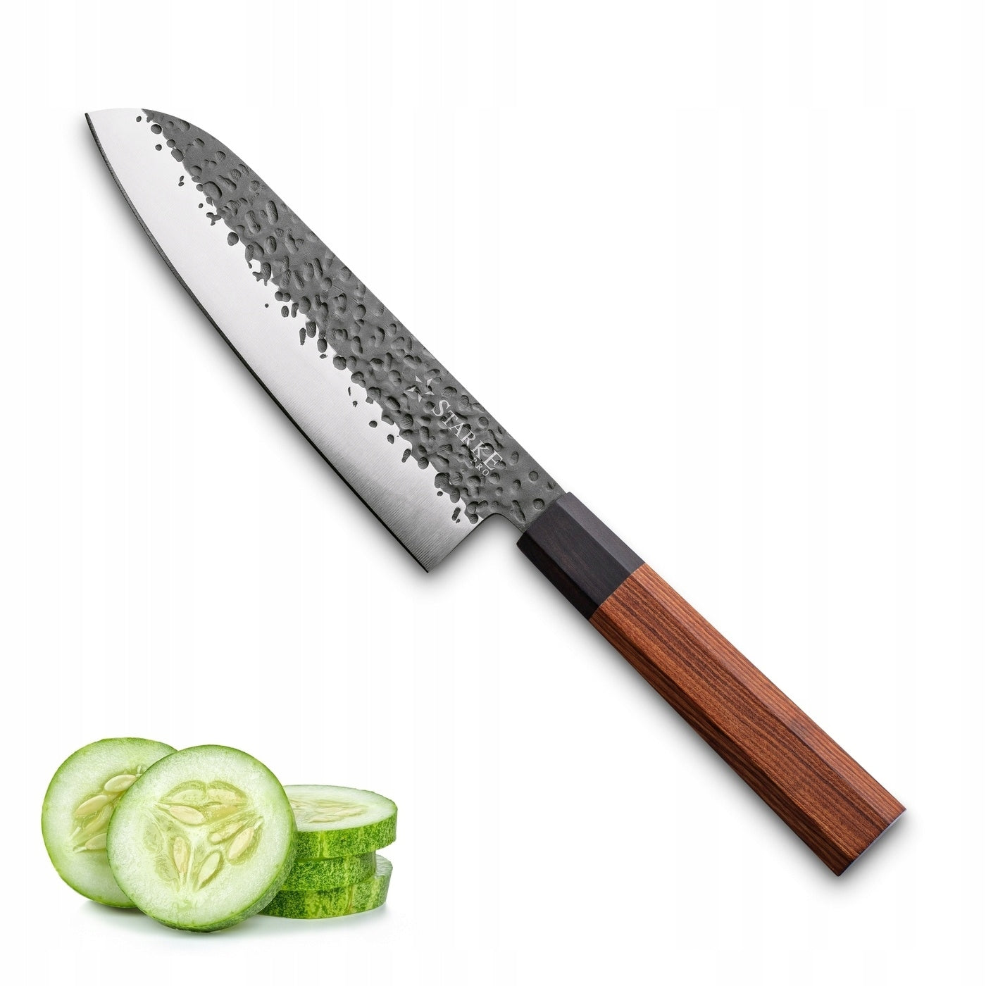 Santoku KNIFE HARD KITCHEN STEEL SHARP Japanese Starke Pro Toshiro 18 cm