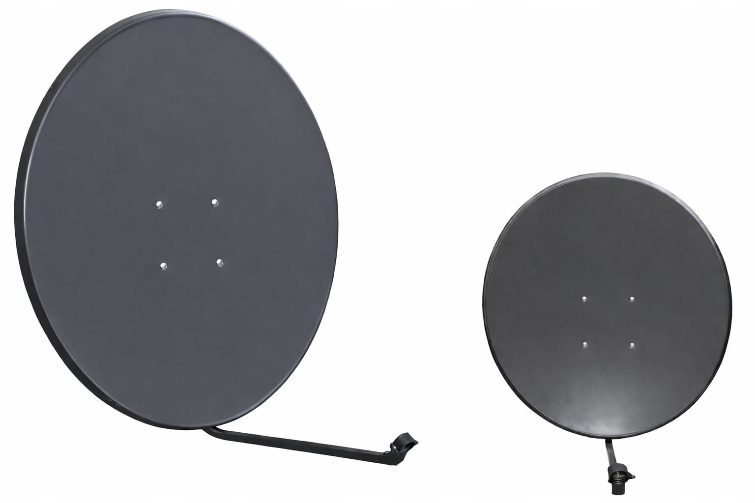 Satellite Antenna 90 cm Graphite – Complete Set SAT TWIN Holder Manufacturer code T/S-90/85