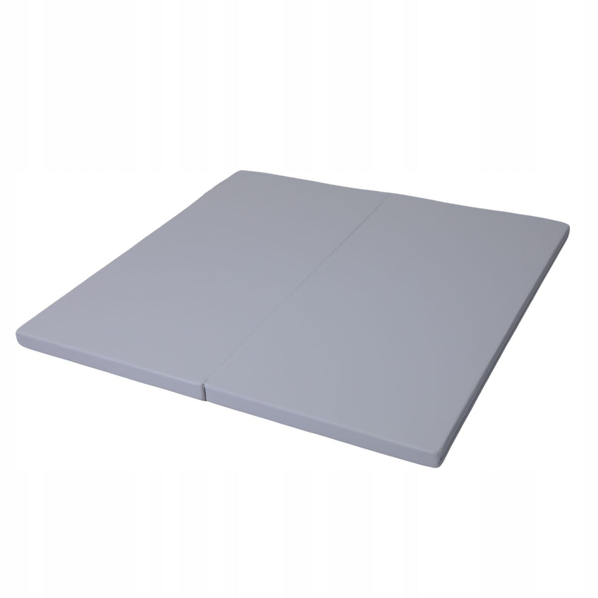 Satellite gymnastic mattress 120x120x5 cm two-piece - grey