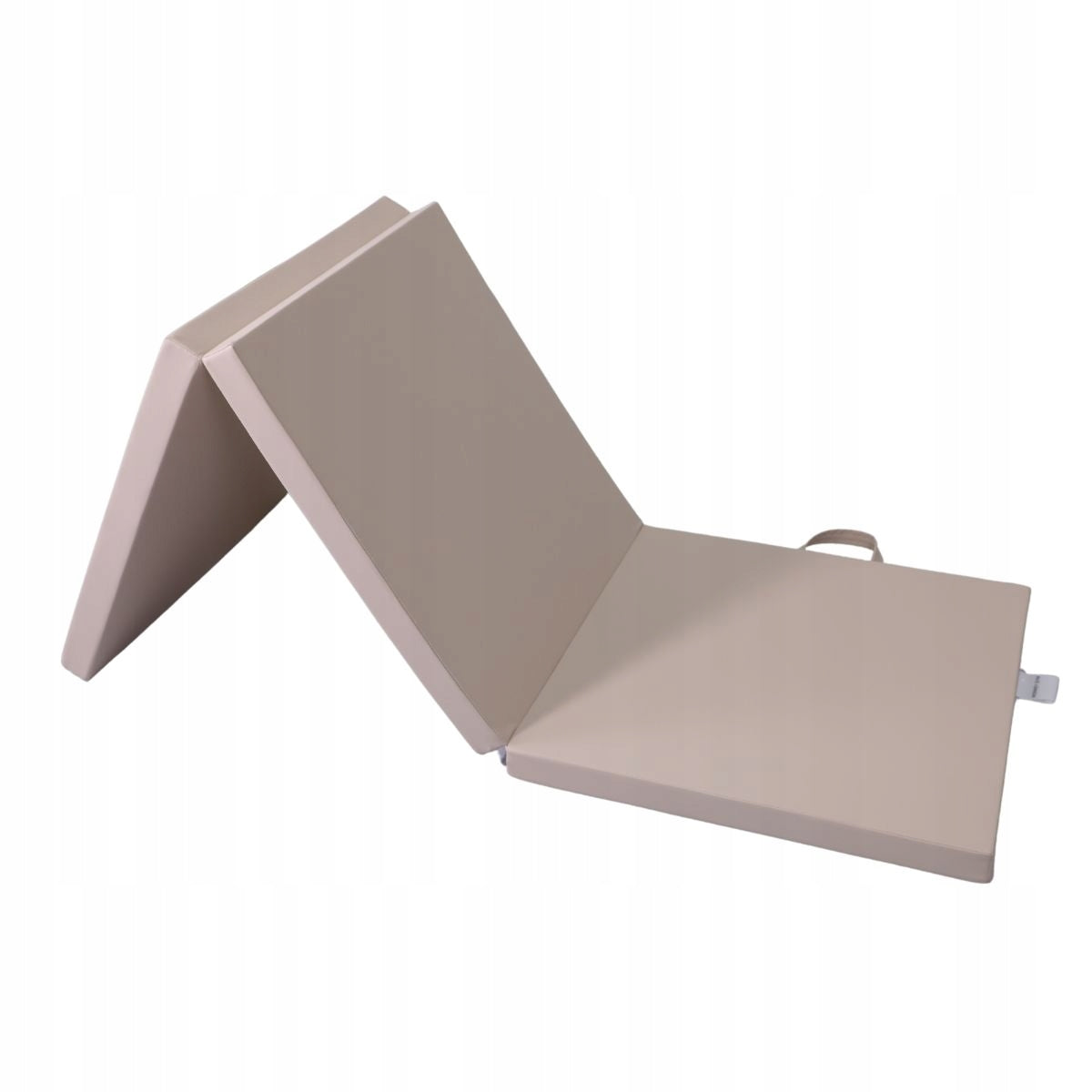 Satellite gymnastic mattress 180x60x5 cm three-piece - brown