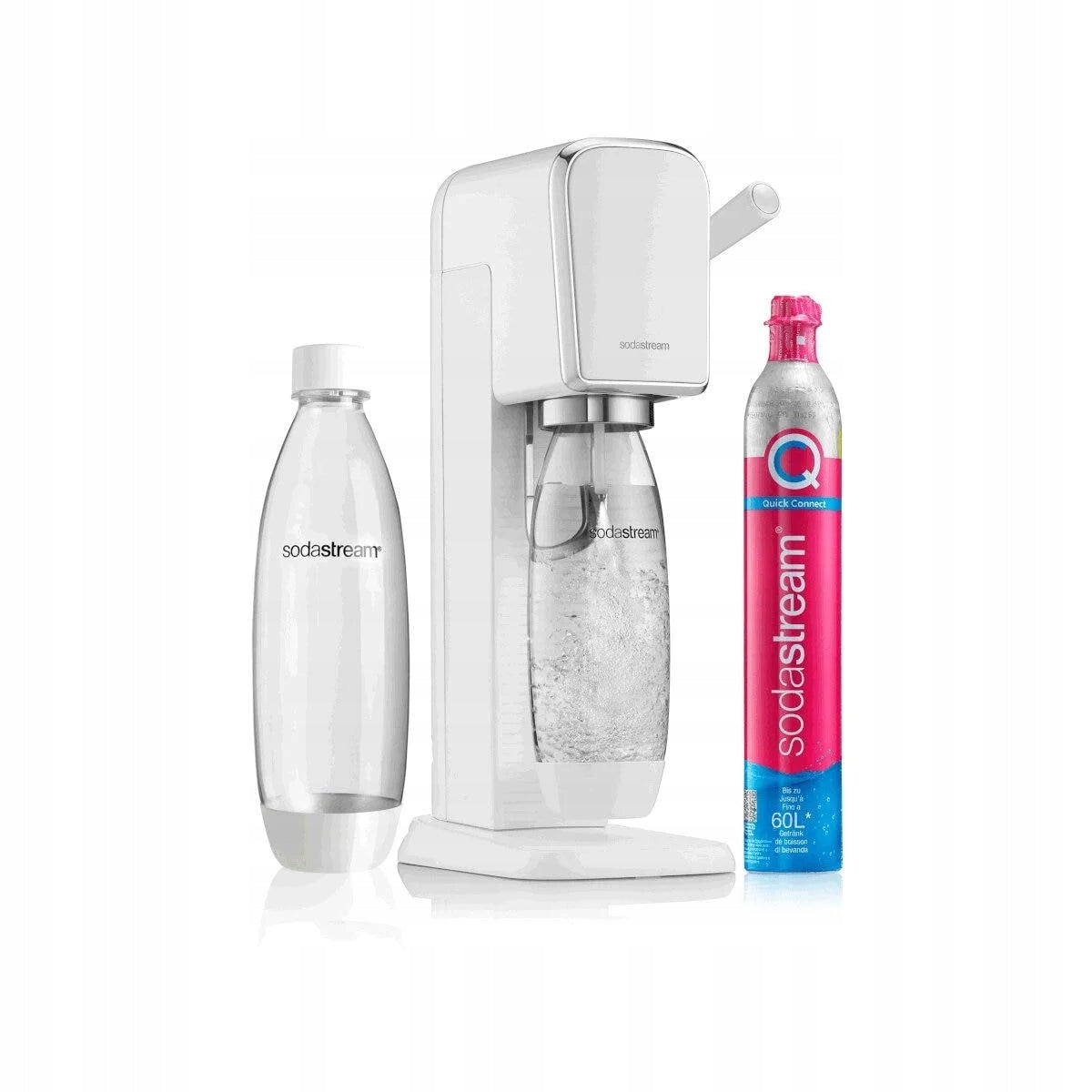 Saturator SODASTREAM ART White + bottle and cartridge
