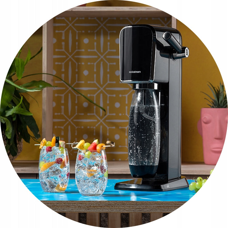 Saturator Soda Stream Art black 1 bottle Brand SodaStream