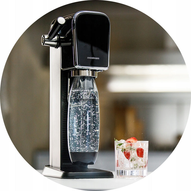 Saturator Soda Stream Art black 1 bottle Manufacturer code 7290113764439