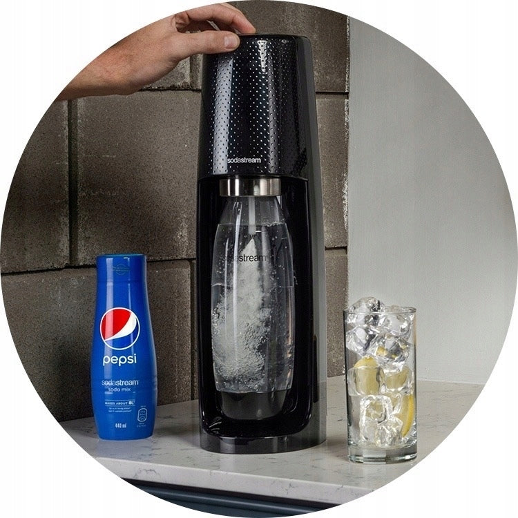 Saturator SodaStream Terra black + 2 bottles Fuse 1l + gas Product weight with unit packaging 4 kg