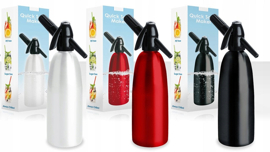 Saturator for sparkling water 1L QUICK SODA SA-01L ART home portable siphon Certificates of conformity CE