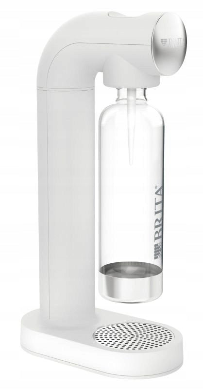 Saturator for sparkling water BRITA sodaONE white with CO2 cylinder and bottle