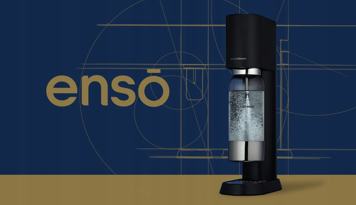 Saturator for sparkling water SodaStream Enso Black - Black Brand SodaStream