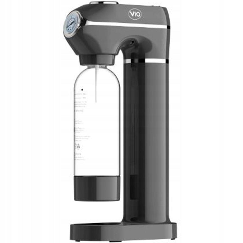 Saturator for sparkling water ViO SodaBoom SD-7006 grey with pressure gauge - grey