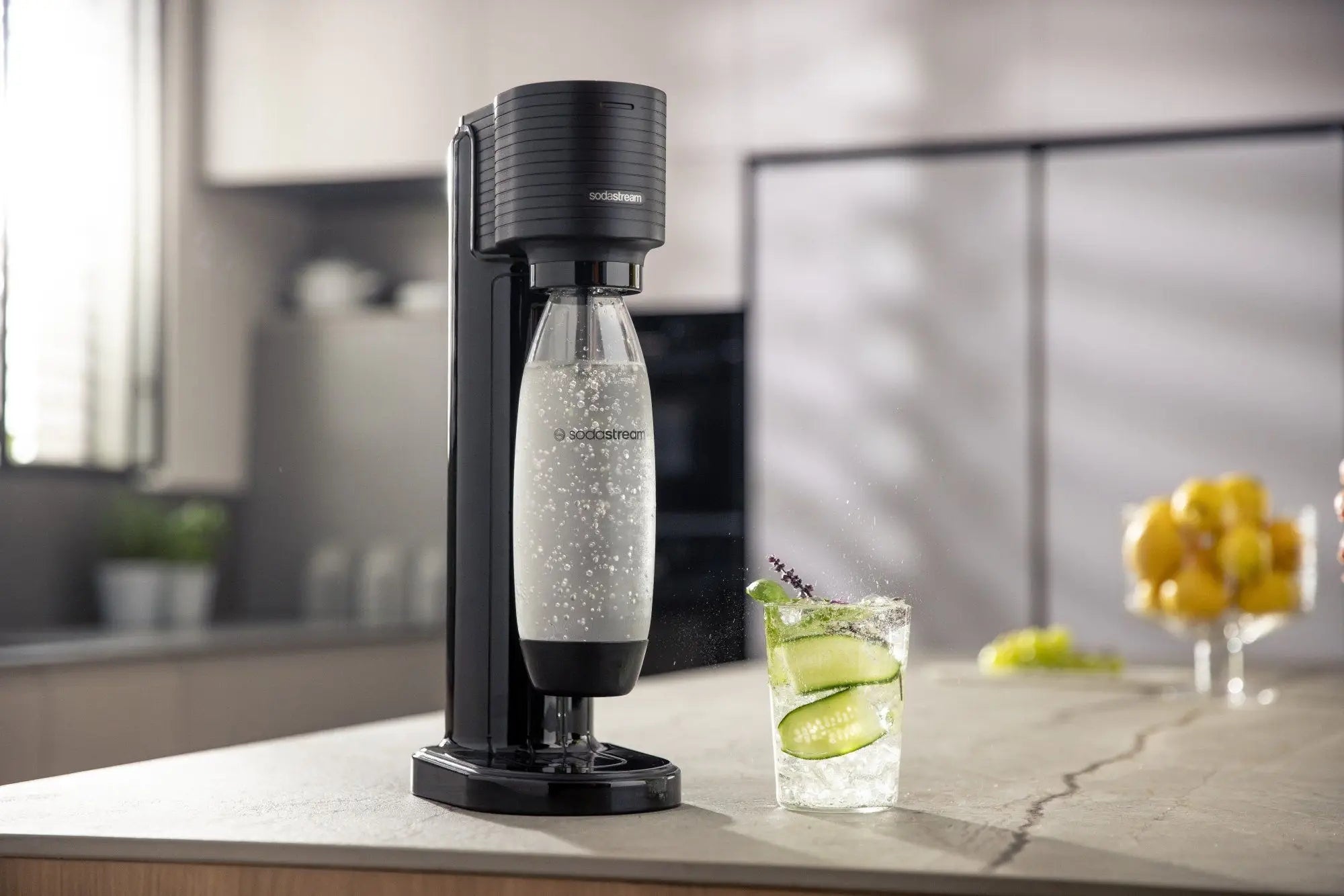 Saturator for water SodaStream Gaia black Brand SodaStream