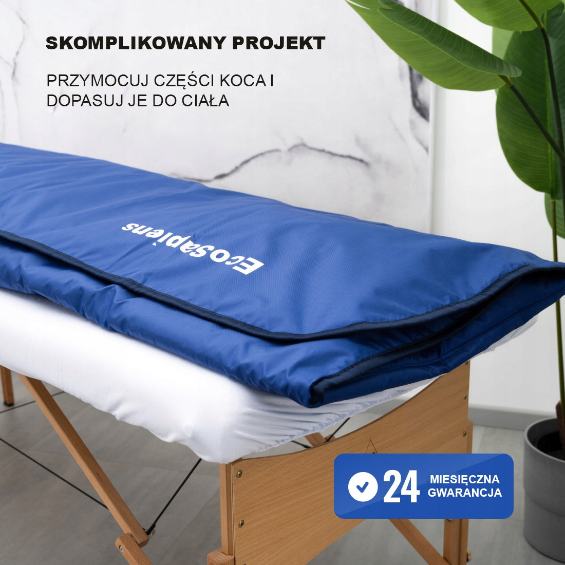 Sauna Blanket, Infrared Heating, 220 x 180 cm, Rapid Weight Loss Packaging status original
