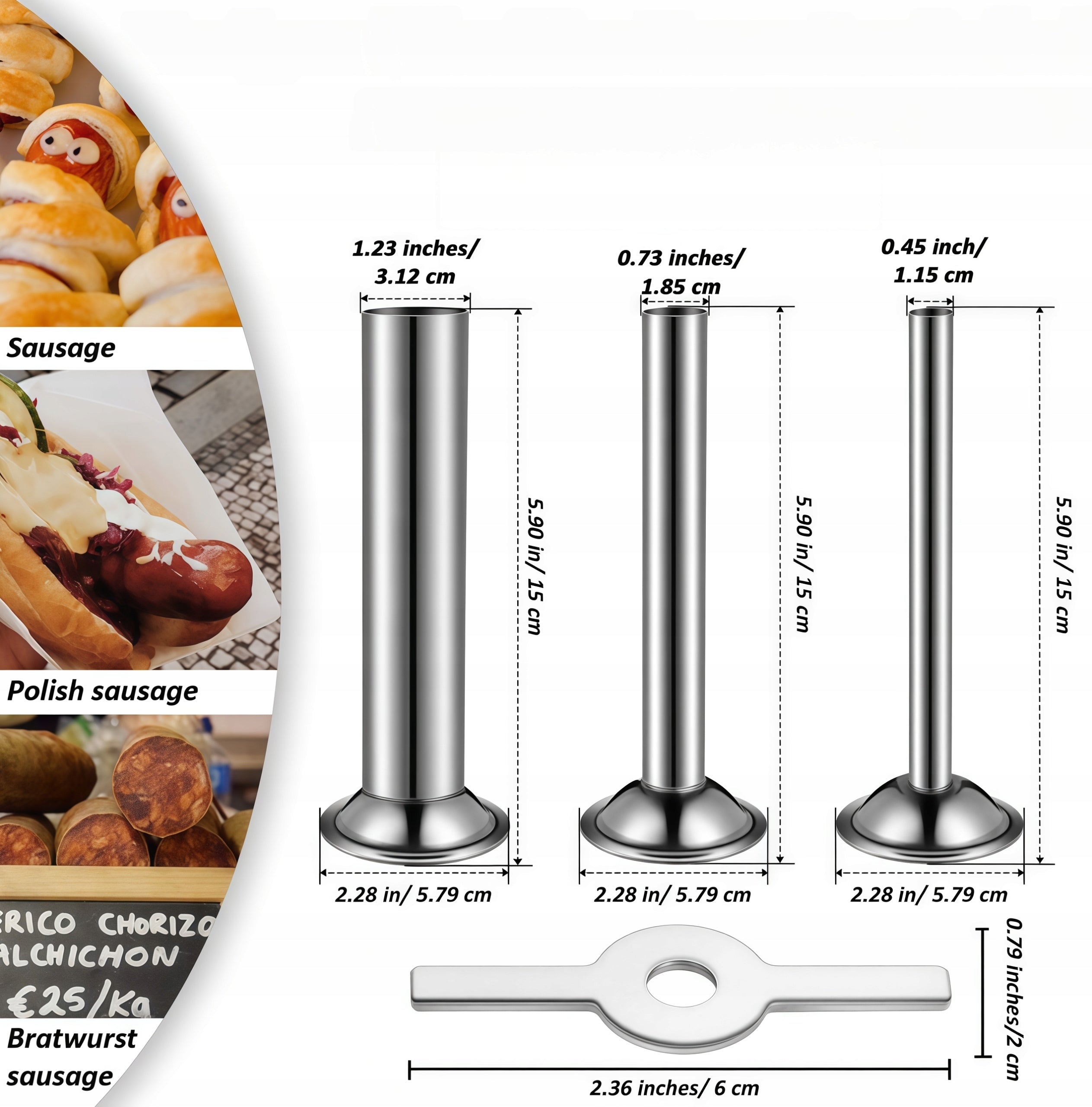 Sausage Stuffer Funnel For Sausage Pipe