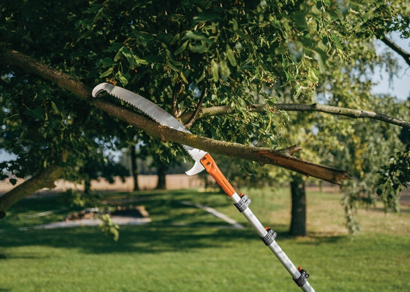 Saw with telescopic hook for cutting branches and wood 3m KT-V1501-300 Power supply handheld