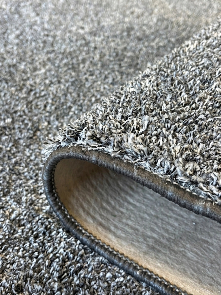 Scandinavian Carpet Grey Soft 160x230 VELVET Living Room Stain Resistant Brand no brand