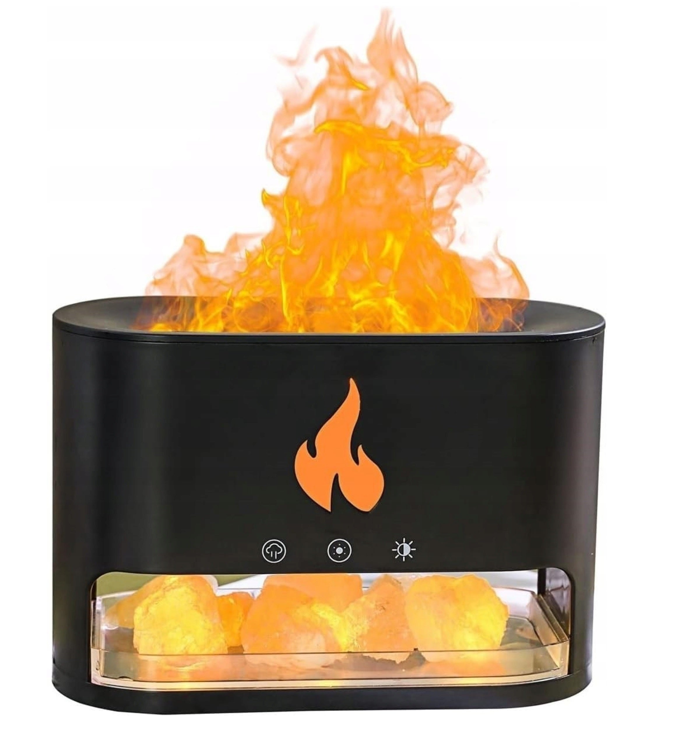 Scent diffuser humidifier with Himalayan salt LED electric salt