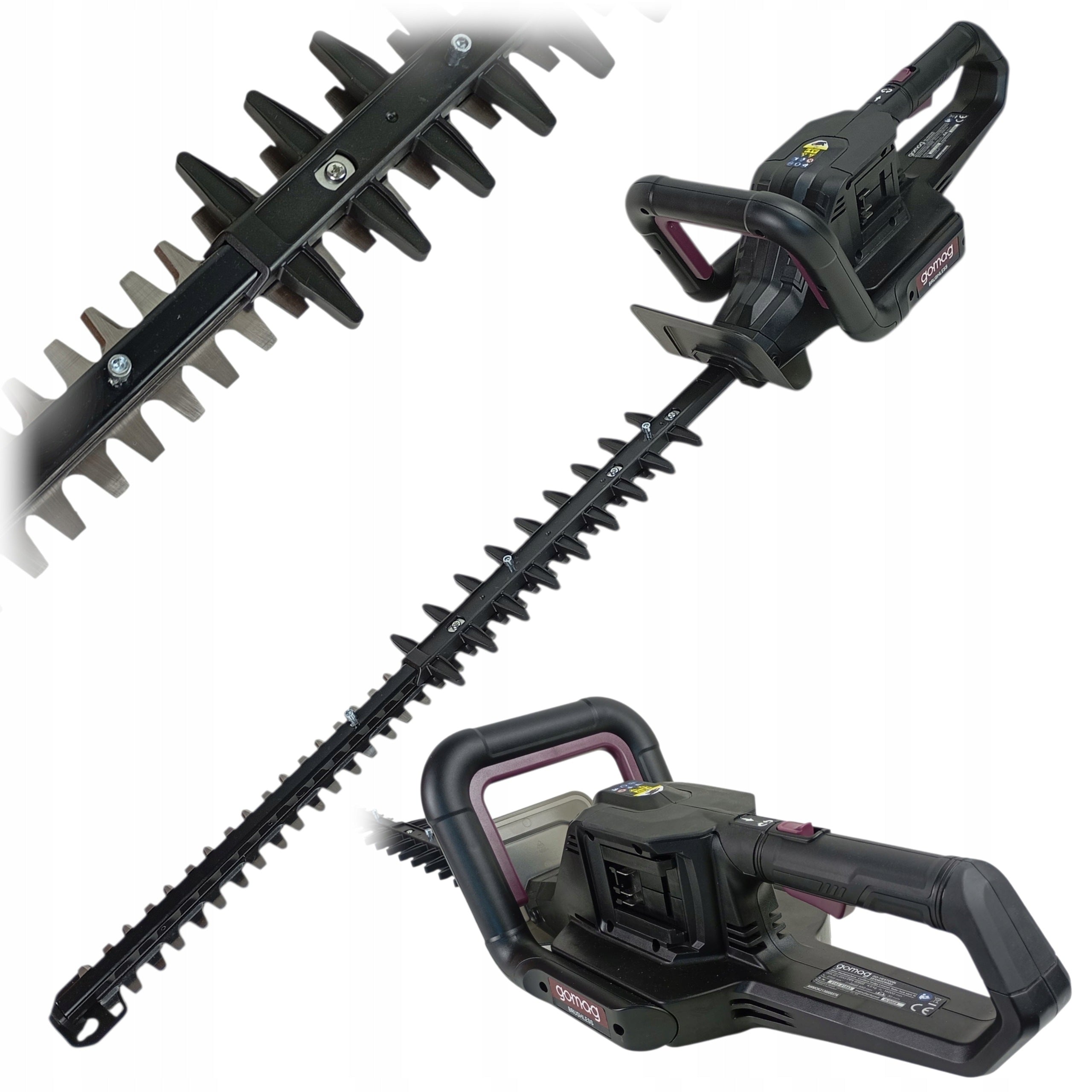 Scheppach Gomag Cordless Hedge Trimmer 72 cm 2 x 20V Solo