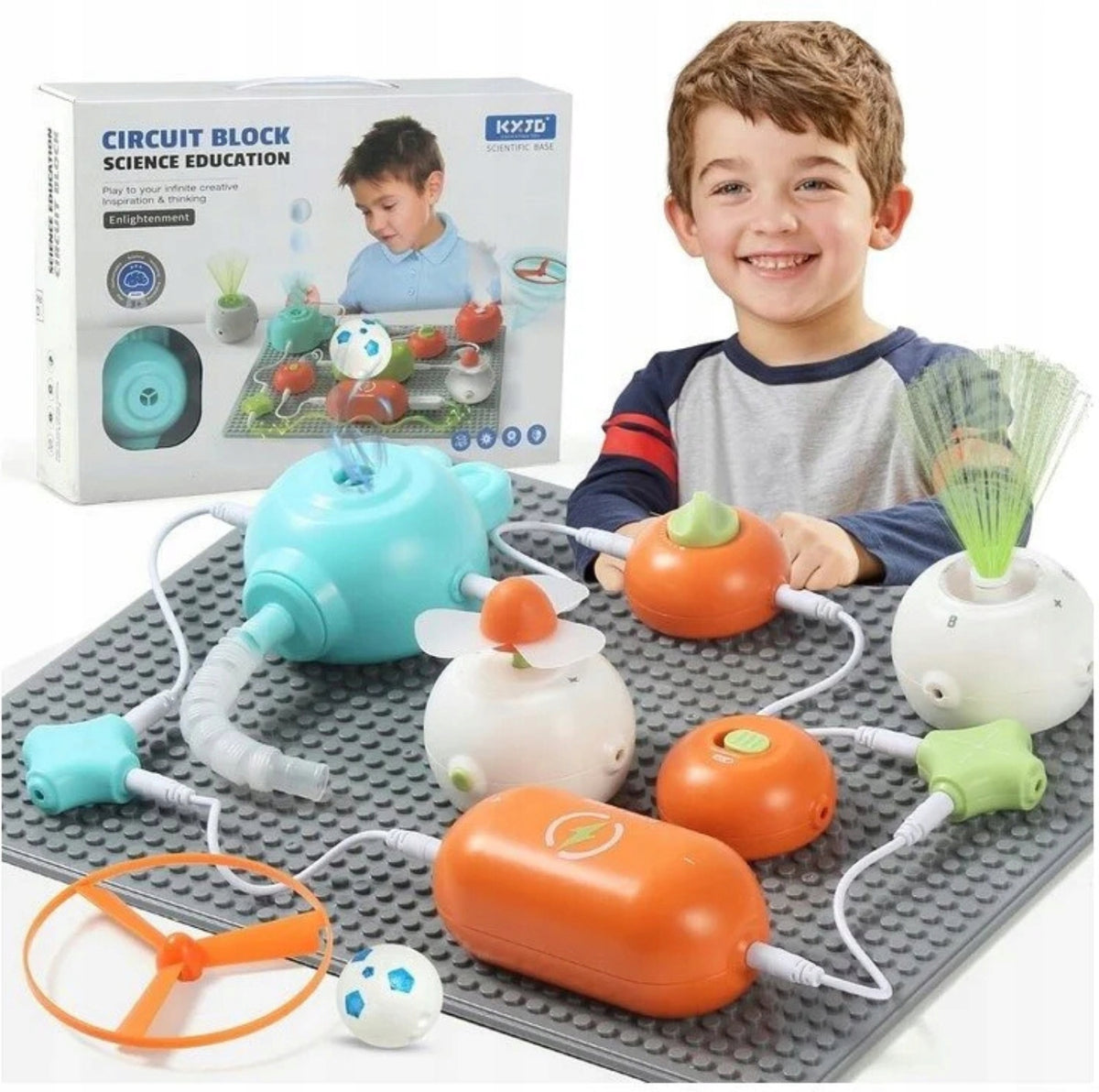 Science Kit Small Electrician Educational Toy STEM Experiments DIY Circuit Manufacturer code Laboratorium Dzieci Kreatywności Fizyka Prąd