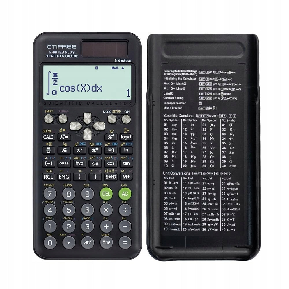 Scientific calculator Casio 991ES 417 functions 2-line