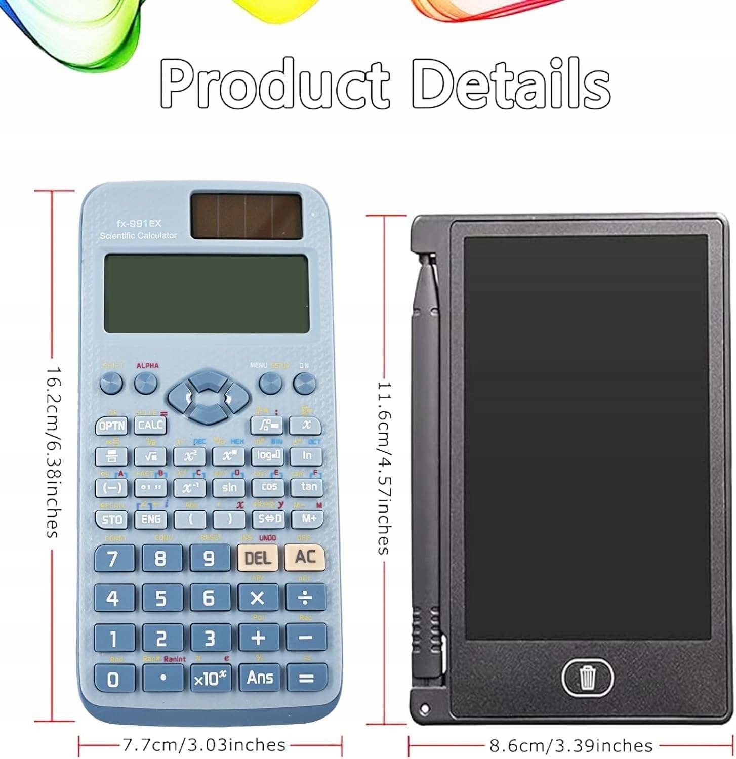 Scientific calculator FX-991EX blue 552 functions LCD 4.4-inch Packaging status original
