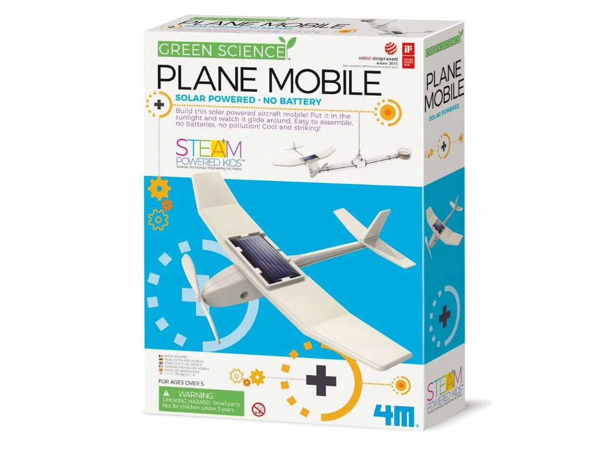 Scientific kit 4M Green Science solar aircraft to build 8+